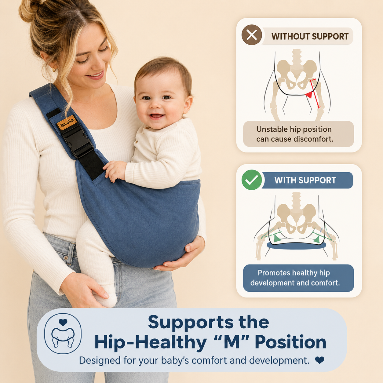 Bivella Baby Sling Carrier